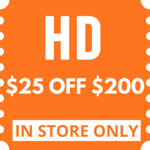 Home Depot $25 Off $200 In-Store