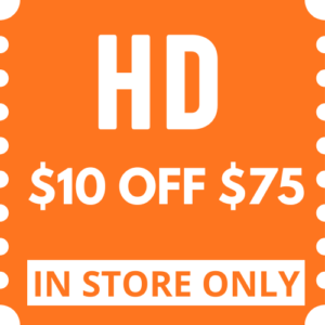 Home Depot $10 Off $75 In-Store