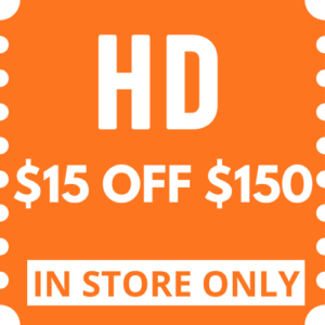 Home Depot $15 Off $150 In-Store