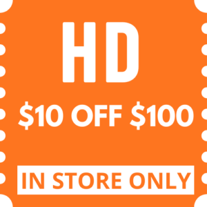 Home Depot $10 Off $100 In-Store