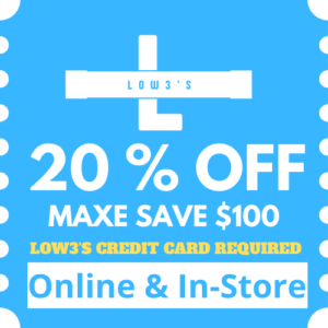 Lowes 20% Off Online & In-Store