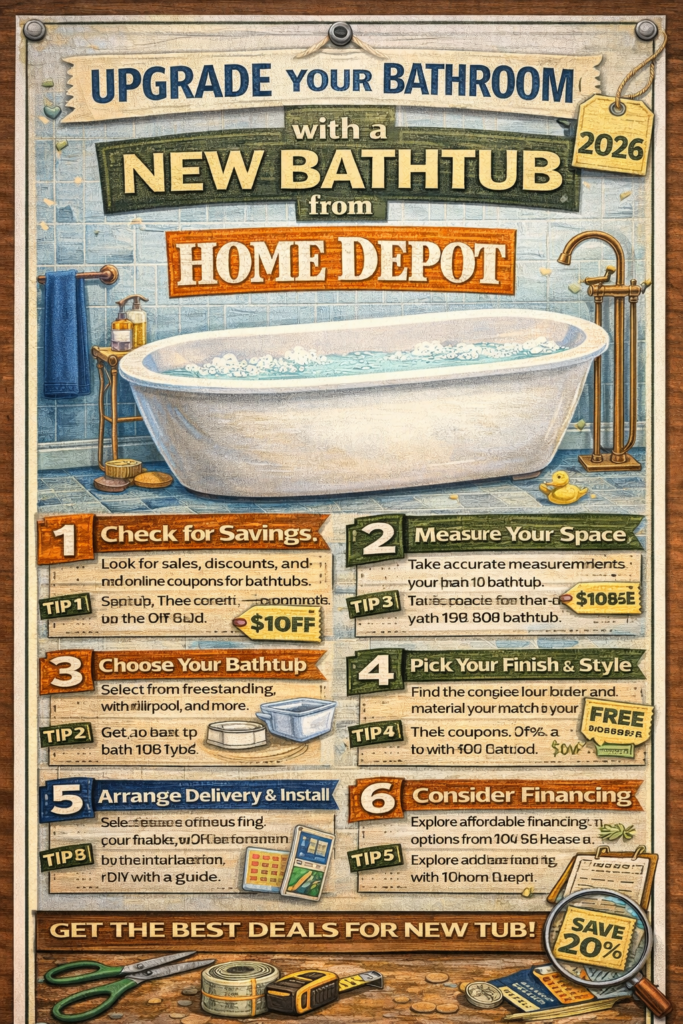 New Bathtub from Home Depot