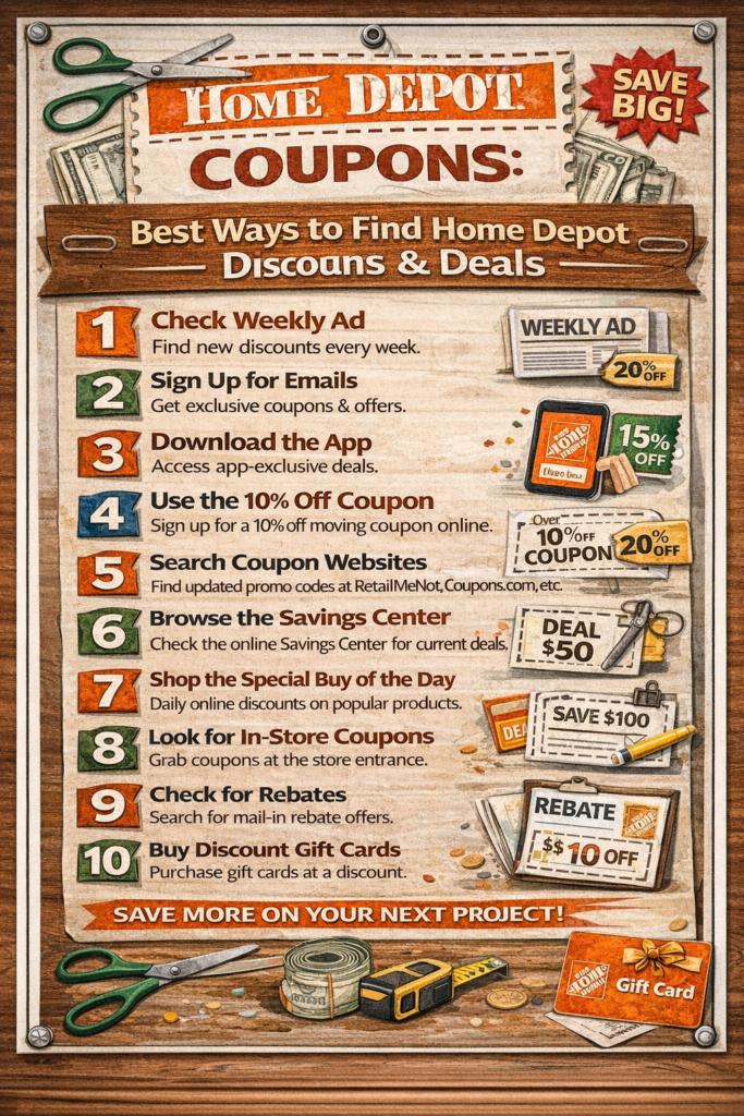Find Home Depot Coupons