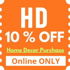 Home Depot 10% Off Home Decor - Online Only
