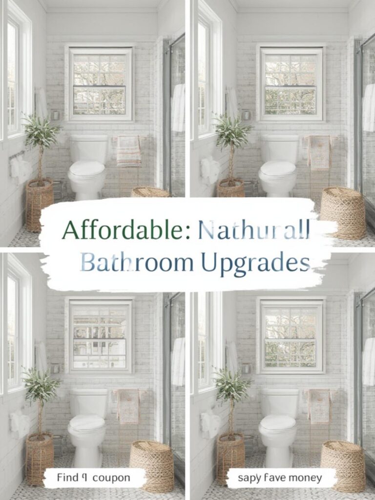 Affordable Bathroom Upgrades Steps