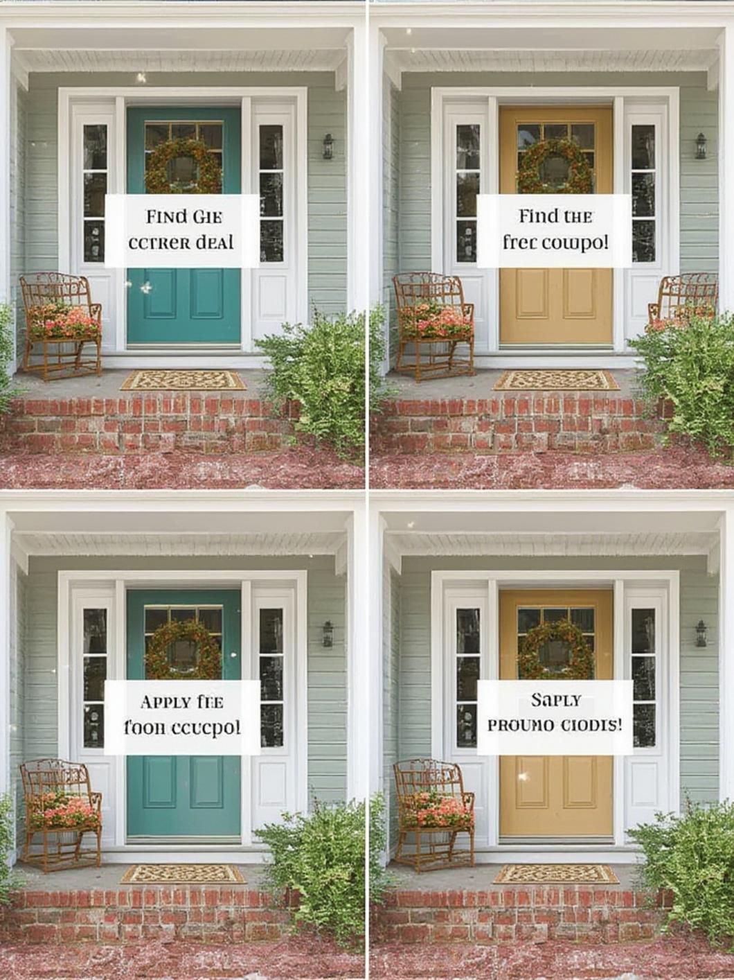 Step-by-step front porch makeover visual guide