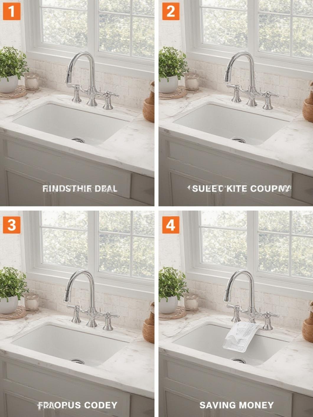 Assembling a hydroponic garden using sink kit parts